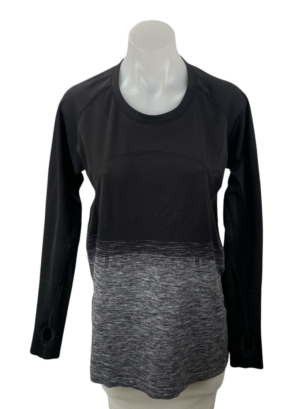 Lululemon Swiftly Tech Ombre Yoga Athletic Activewear Long Sleeve Shirt Top 12/L